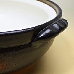 【日本製】萬古焼土鍋・伊賀の里8号(2〜3人用)