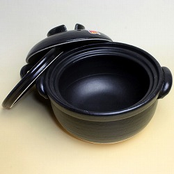 日本製 ごはん鍋 炊飯鍋 萬古焼 二重蓋